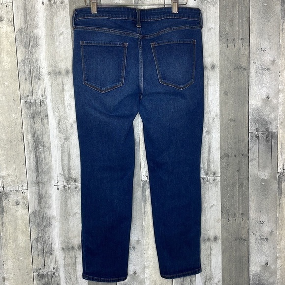 OLD Navy power slim straight mid rise medium wash jeans.  Size 12 short.‎ EUC - Picture 4 of 11